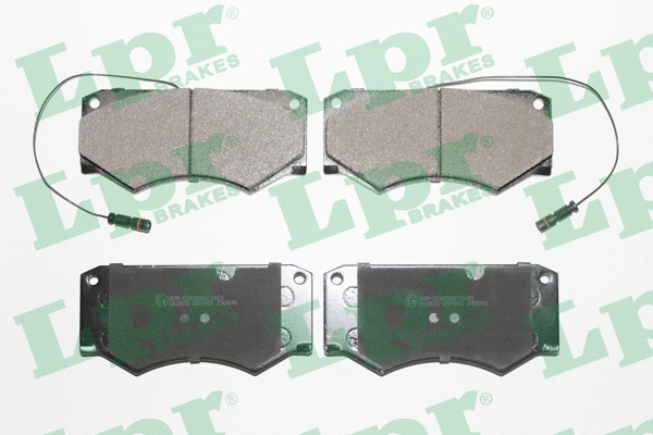 Brake Pad Set, disc brake (05P660)