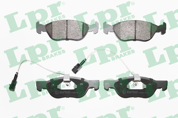 Brake Pad Set, disc brake (05P496)