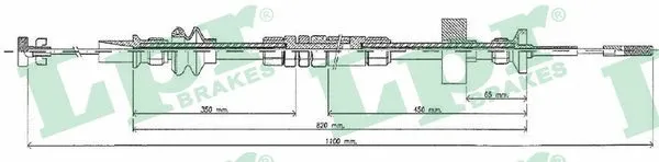 Cable Pull, clutch control (C0273C)
