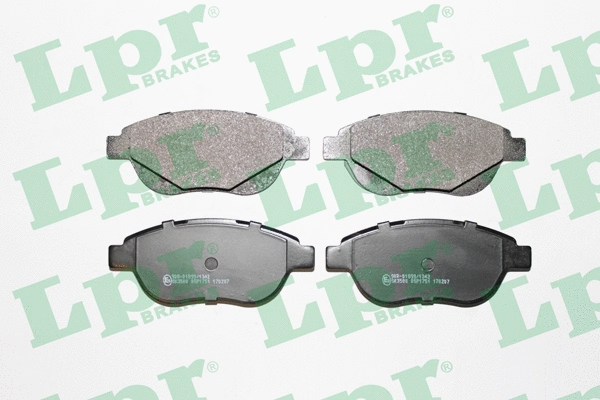 Brake Pad Set, disc brake (05P1751)
