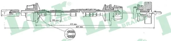 Cable Pull, clutch control (C0341C)