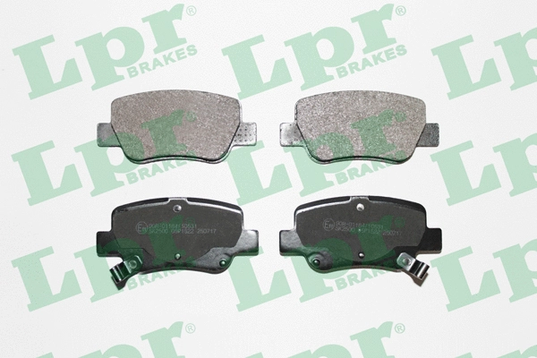 Brake Pad Set, disc brake (05P1522)