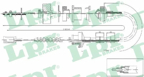 Cable Pull, clutch control (C0056C)