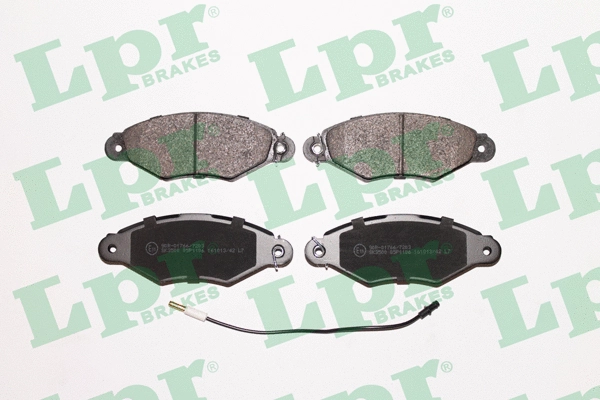 Brake Pad Set, disc brake (05P1106)