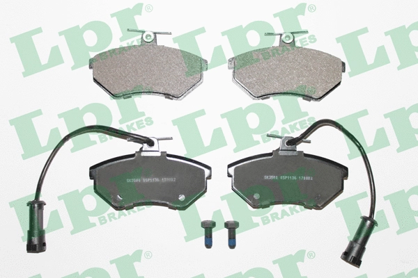 Brake Pad Set, disc brake (05P1136)