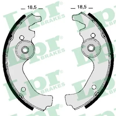 Brake Shoe Set (00670)