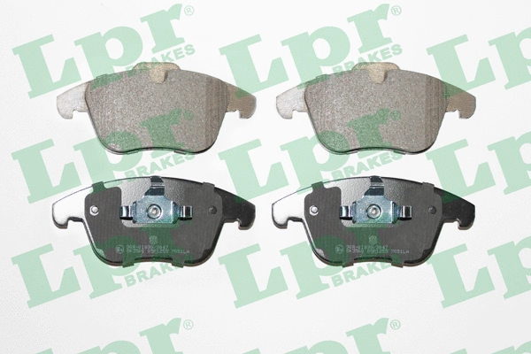 Brake Pad Set, disc brake (05P1255)
