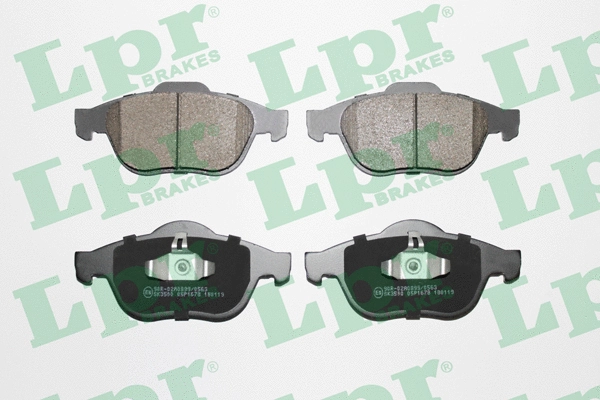 Brake Pad Set, disc brake (05P1678)