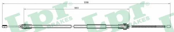 Cable Pull, parking brake (C0683B)