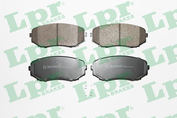 Brake Pad Set, disc brake (05P1573)