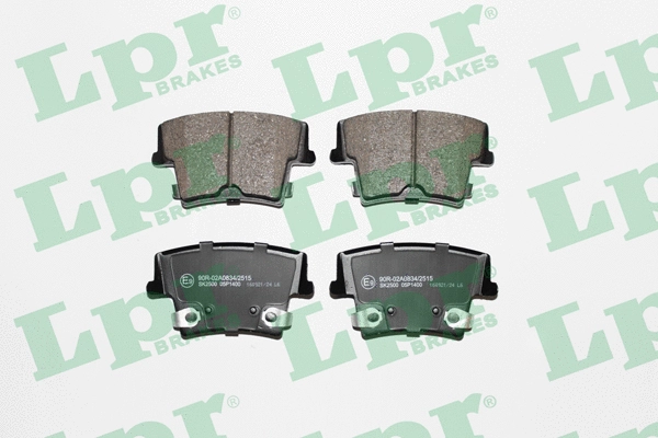 Brake Pad Set, disc brake (05P1400)