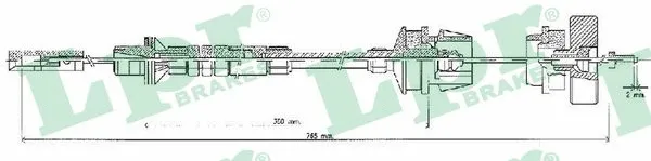 Cable Pull, clutch control (C0218C)