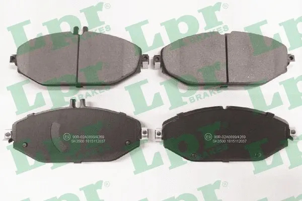 Brake Pad Set, disc brake (05P2037)