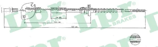 Cable Pull, clutch control (C0049C)