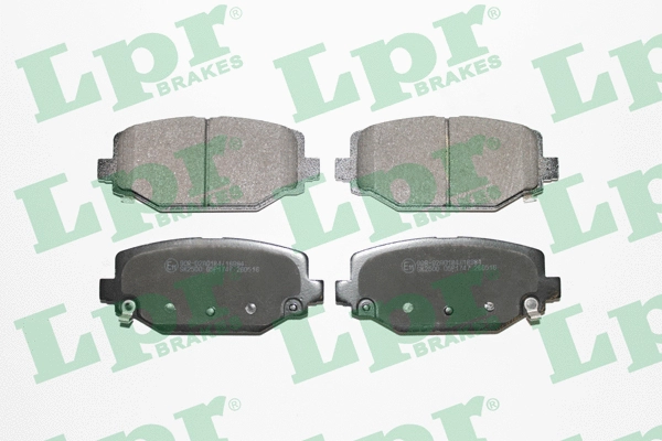 Brake Pad Set, disc brake (05P1747)