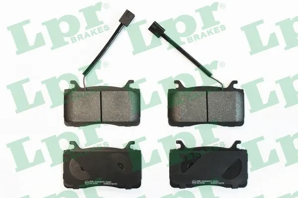 Brake Pad Set, disc brake (05P2070)