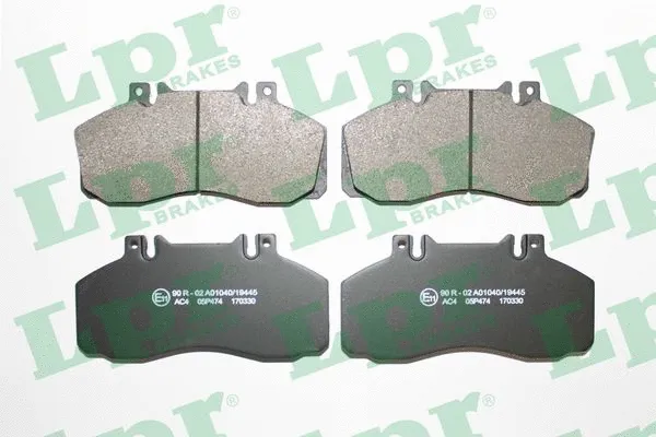 Brake Pad Set, disc brake (05P474)