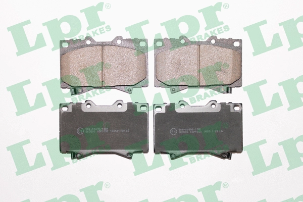 Brake Pad Set, disc brake (05P1050)