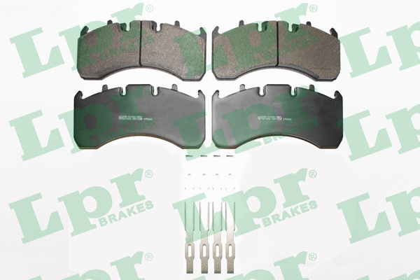 Brake Pad Set, disc brake (05P1539)