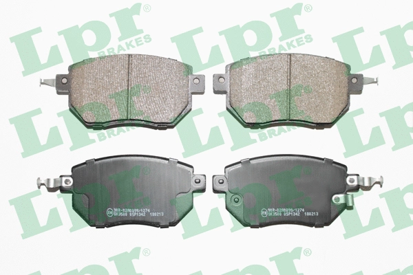 Brake Pad Set, disc brake (05P1342)