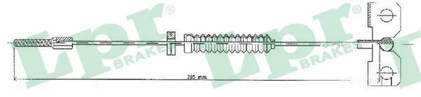 Cable Pull, parking brake (C1066B)