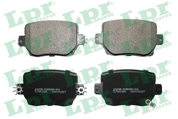 Brake Pad Set, disc brake (05P2267)