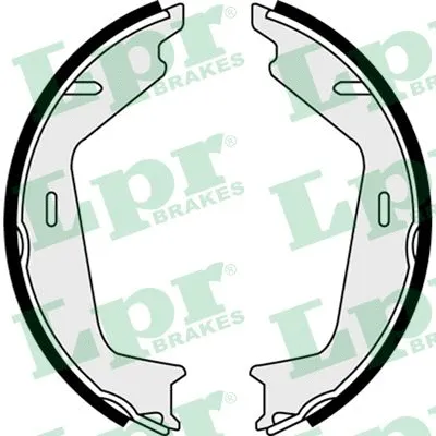 Brake Shoe Set, parking brake (08260)