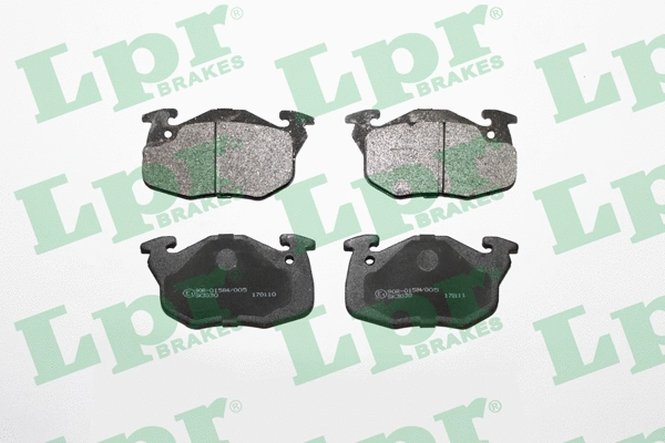 Brake Pad Set, disc brake (05P642)