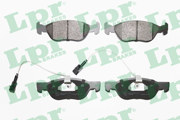Brake Pad Set, disc brake (05P1076)