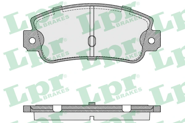 Brake Pad Set, disc brake (05P106)