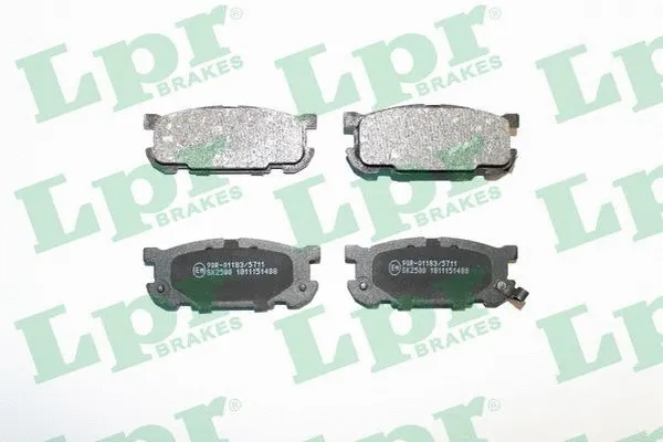 Brake Pad Set, disc brake (05P1488)
