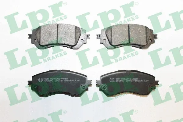 Brake Pad Set, disc brake (05P1935)