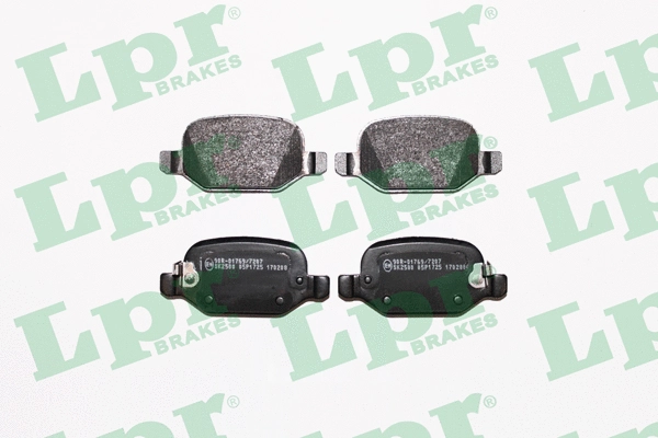 Brake Pad Set, disc brake (05P1725)
