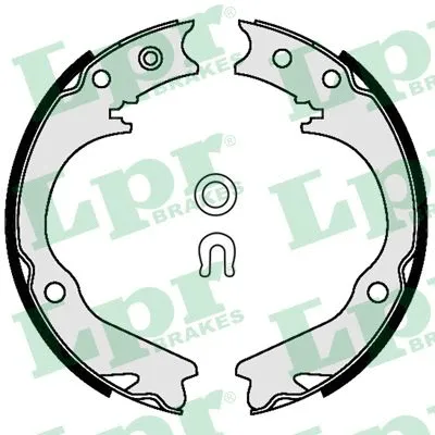 Brake Shoe Set, parking brake (09580)