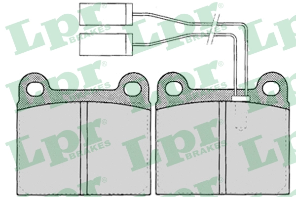 Brake Pad Set, disc brake (05P023)