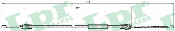 Cable Pull, parking brake (C0682B)