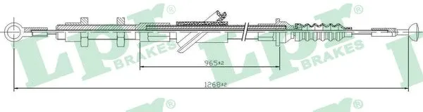 Cable Pull, clutch control (C0428C)
