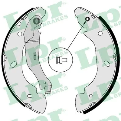 Brake Shoe Set (08580)