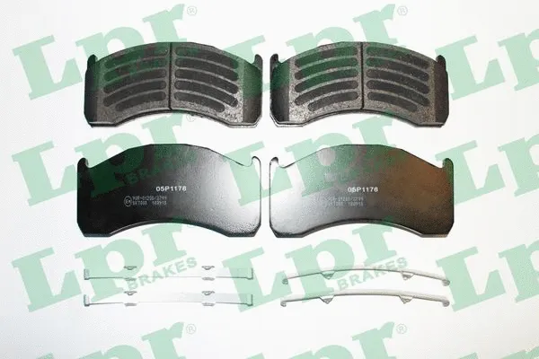Brake Pad Set, disc brake (05P1178)