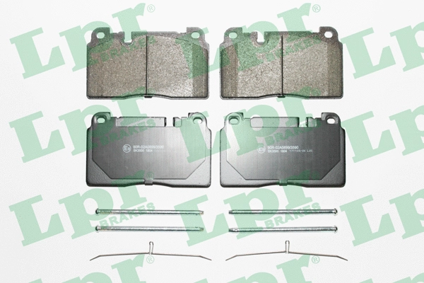 Brake Pad Set, disc brake (05P1804)