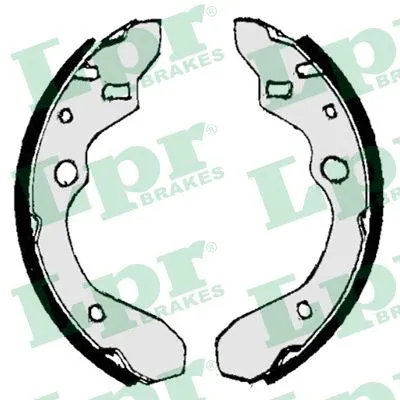 Brake Shoe Set (07010)
