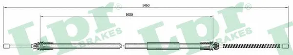Cable Pull, parking brake (C0709B)