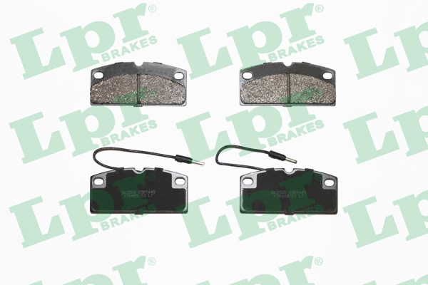Brake Pad Set, disc brake (05P1649)