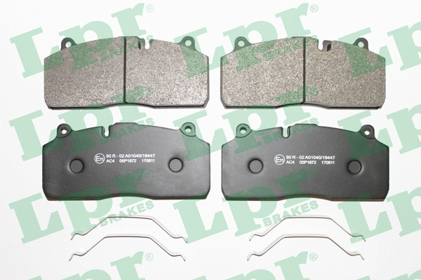 Brake Pad Set, disc brake (05P1872)