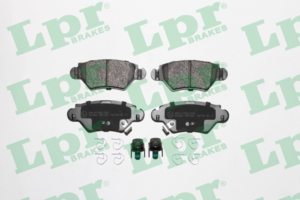 Brake Pad Set, disc brake (05P1227)