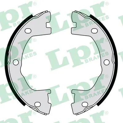 Brake Shoe Set, parking brake (07800)
