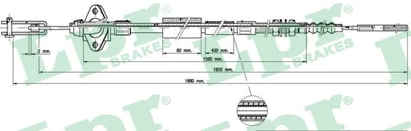 Cable Pull, clutch control (C0231C)