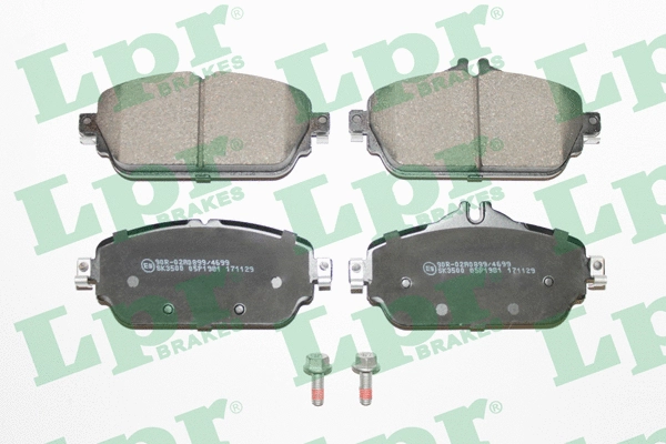 Brake Pad Set, disc brake (05P1981)