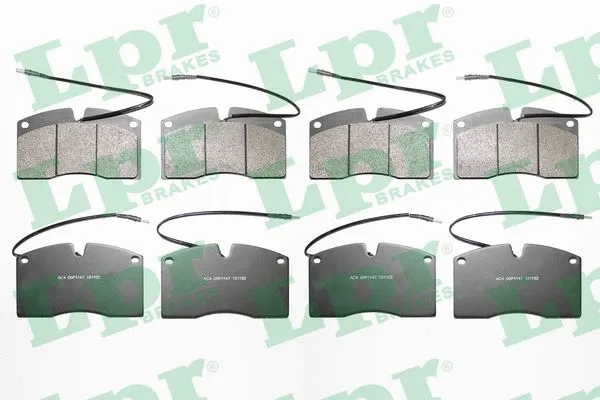 Brake Pad Set, disc brake (05P1147)