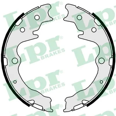Brake Shoe Set, parking brake (09820)